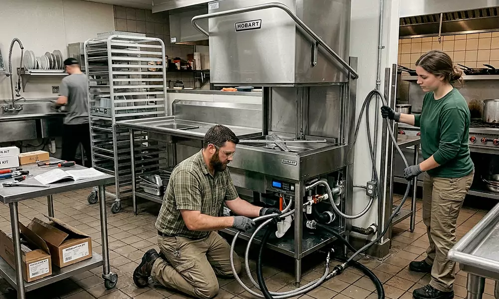 Commercial Dishwasher Installation in Mooresville, NC
