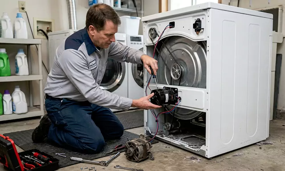 Dryer Motor Replacement in Mooresville, NC
