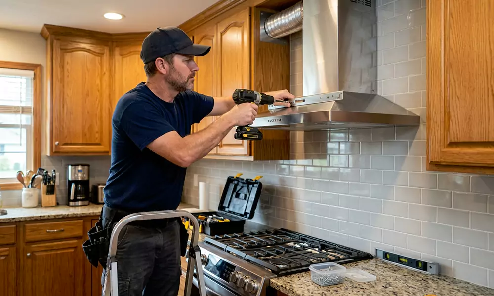 Range Hood Installation in Mooresville, NC