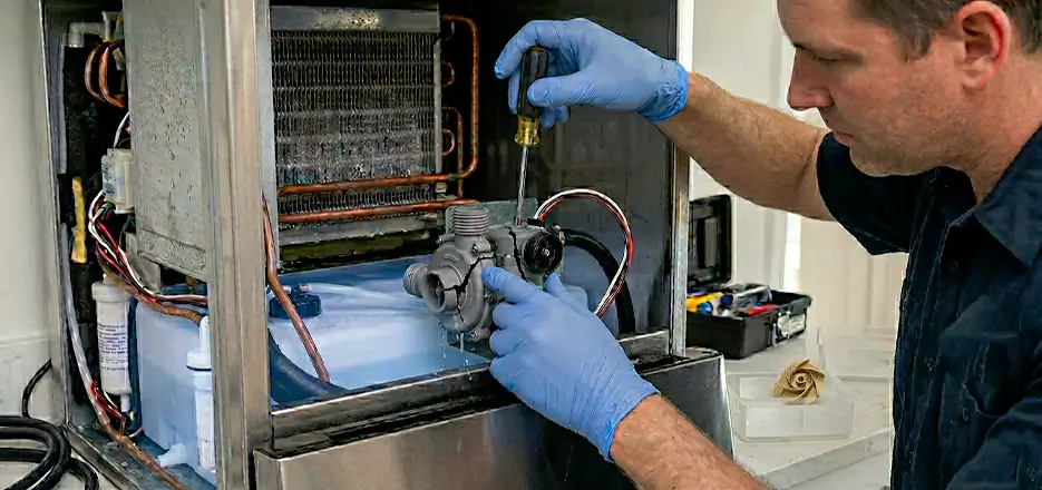 Commercial Ice Maker Water Pump Repair in Mooresville
