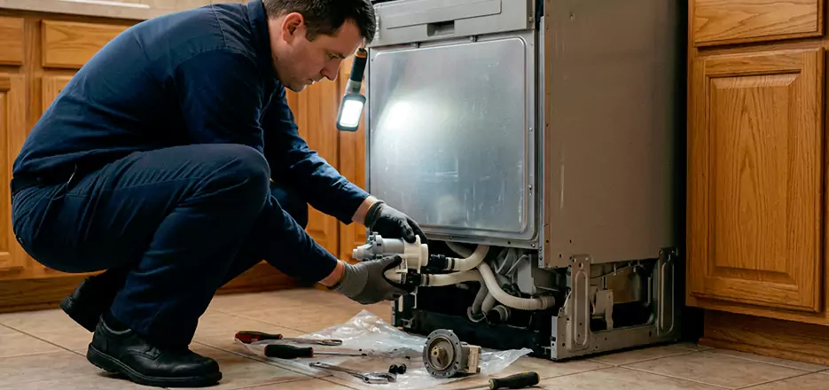 Dishwasher Drain Hose Repair in Mooresville